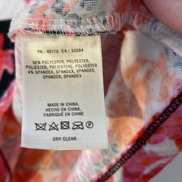 ANTHROPOLOGIE Postmark stripes floral puff sleeve tunic top - Picture 9 of 12